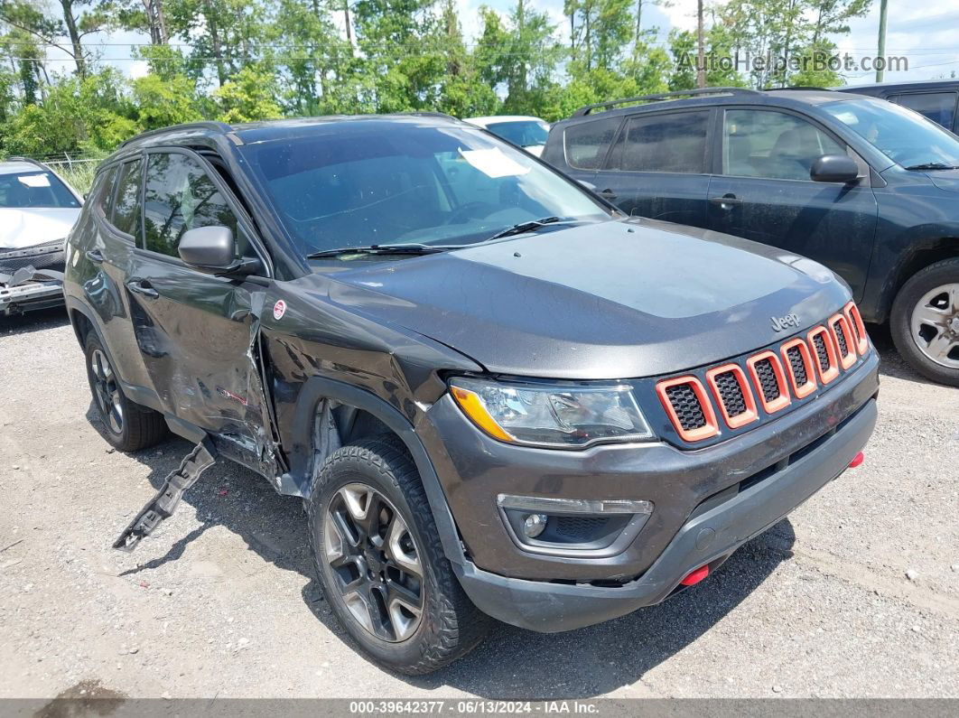 2018 Jeep Compass Trailhawk 4x4 Gray vin: 3C4NJDDB5JT262638