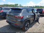 2018 Jeep Compass Trailhawk 4x4 Gray vin: 3C4NJDDB5JT262638