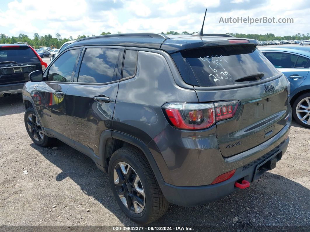 2018 Jeep Compass Trailhawk 4x4 Gray vin: 3C4NJDDB5JT262638