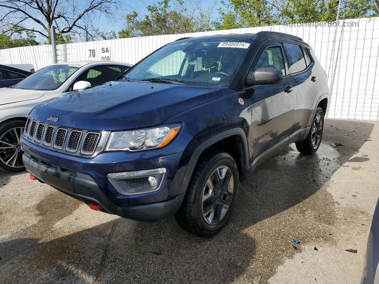 2018 Jeep Compass Trailhawk Синий vin: 3C4NJDDB8JT238737