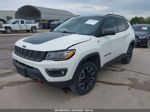 2018 Jeep Compass Trailhawk 4x4 White vin: 3C4NJDDB8JT478774