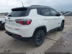 2018 Jeep Compass Trailhawk 4x4 White vin: 3C4NJDDB8JT478774