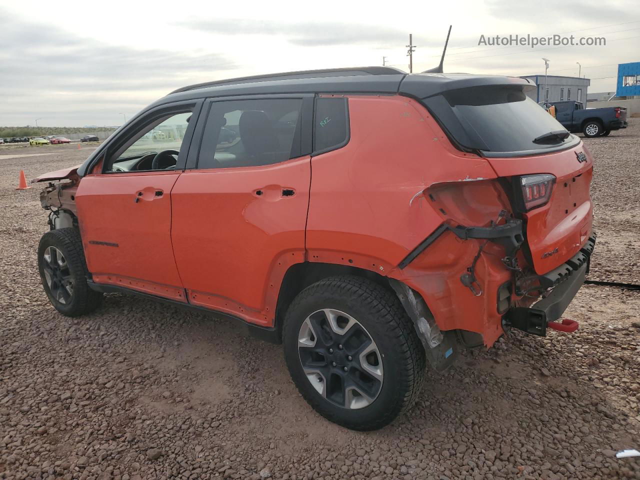 2018 Jeep Compass Trailhawk Orange vin: 3C4NJDDB9JT206752