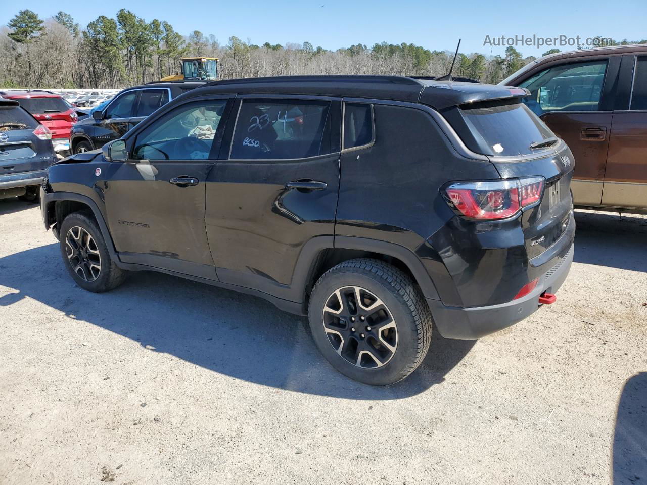 2018 Jeep Compass Trailhawk Black vin: 3C4NJDDB9JT485345