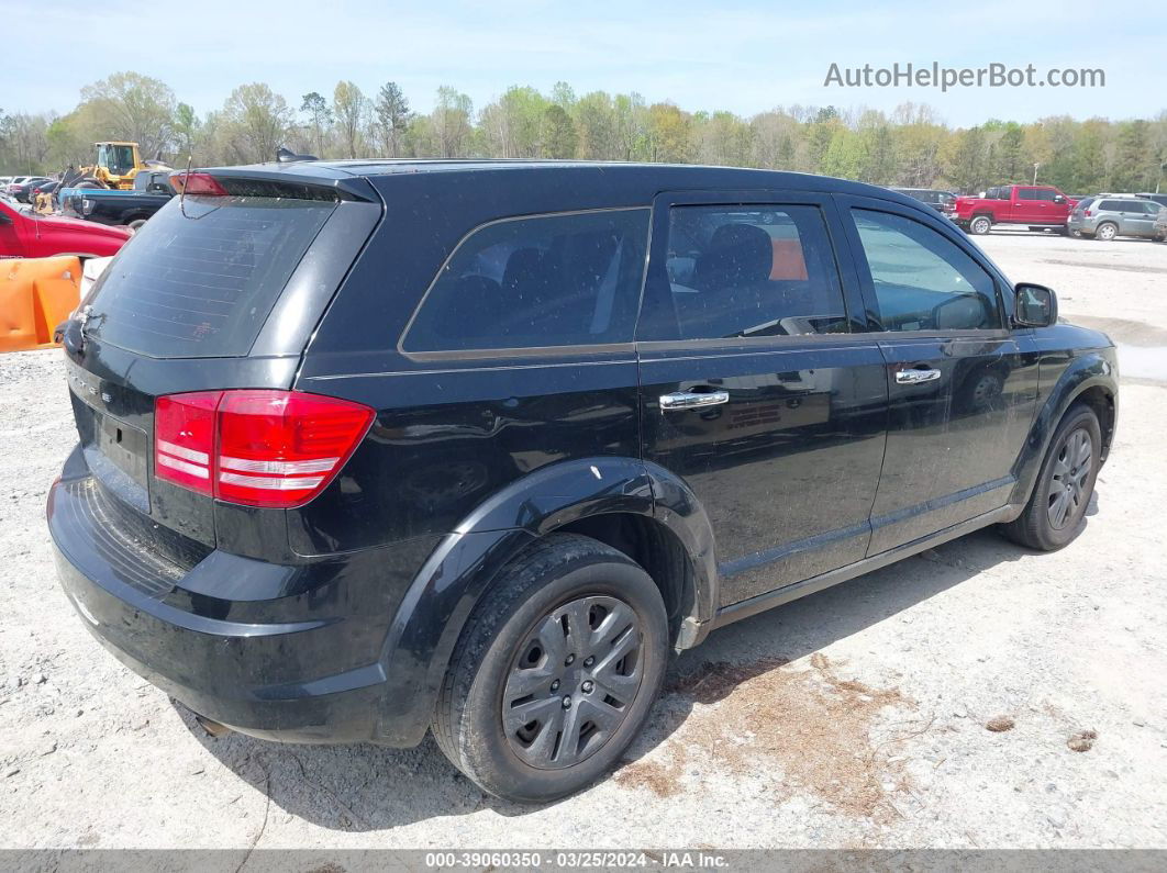 2014 Dodge Journey American Value Pkg Black vin: 3C4PDCAB0ET116670