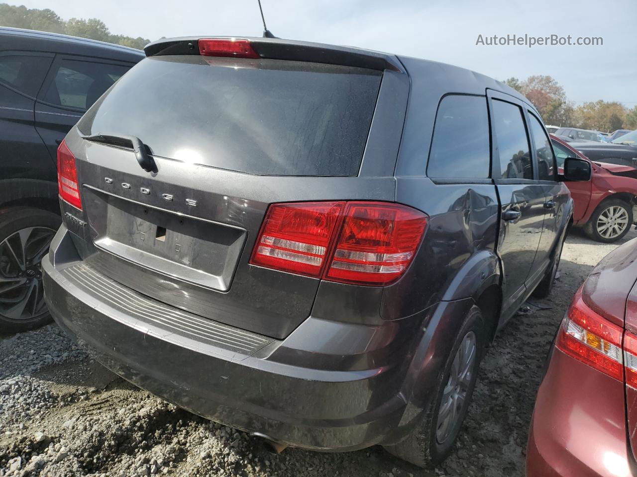 2014 Dodge Journey Se Gray vin: 3C4PDCAB0ET132500