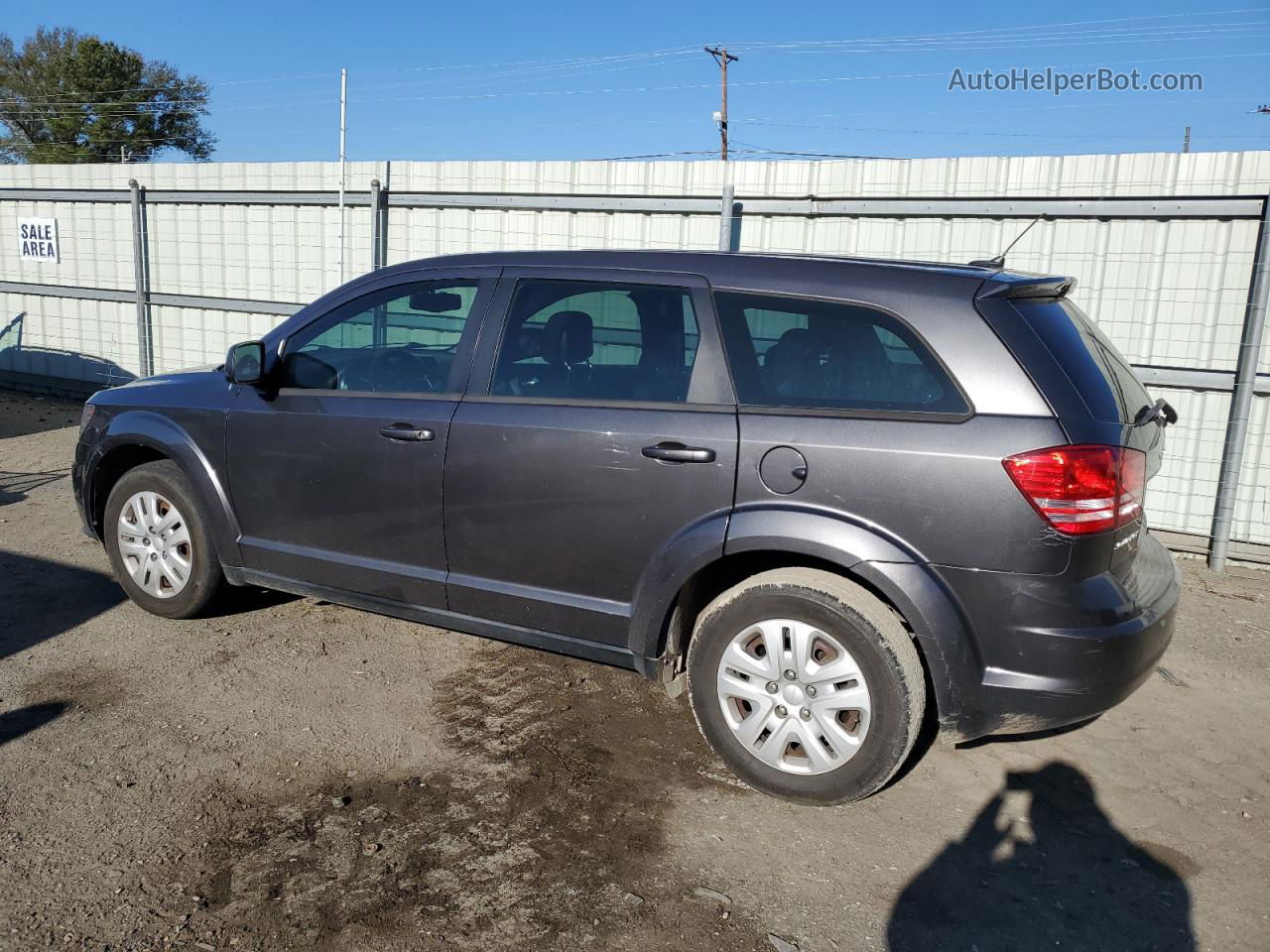 2014 Dodge Journey Se Gray vin: 3C4PDCAB0ET132500