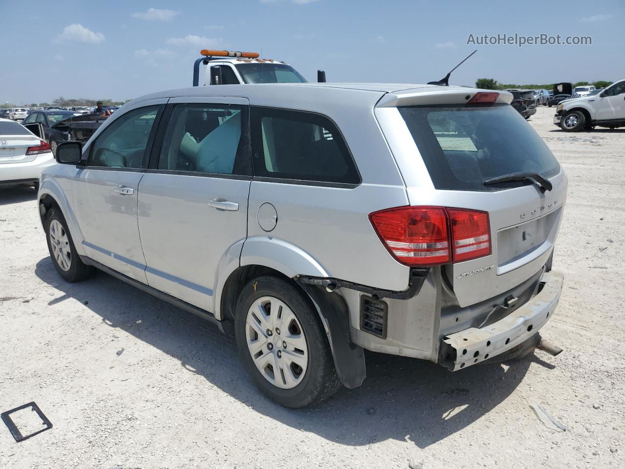 2014 Dodge Journey Se Серебряный vin: 3C4PDCAB0ET137308