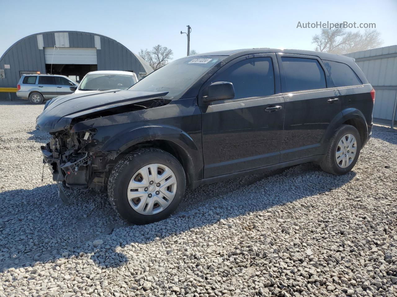 2014 Dodge Journey Se Black vin: 3C4PDCAB0ET160281