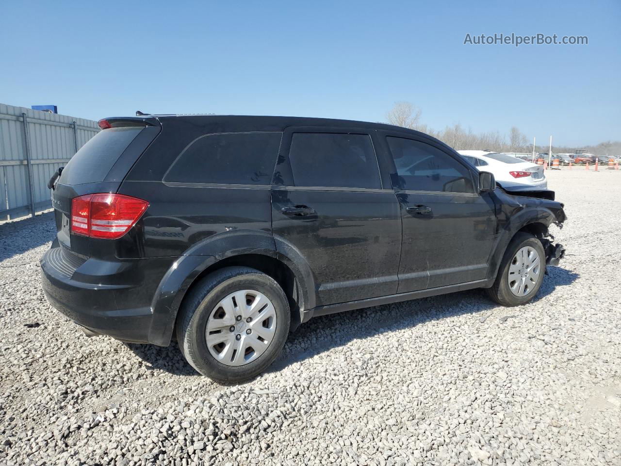 2014 Dodge Journey Se Black vin: 3C4PDCAB0ET160281