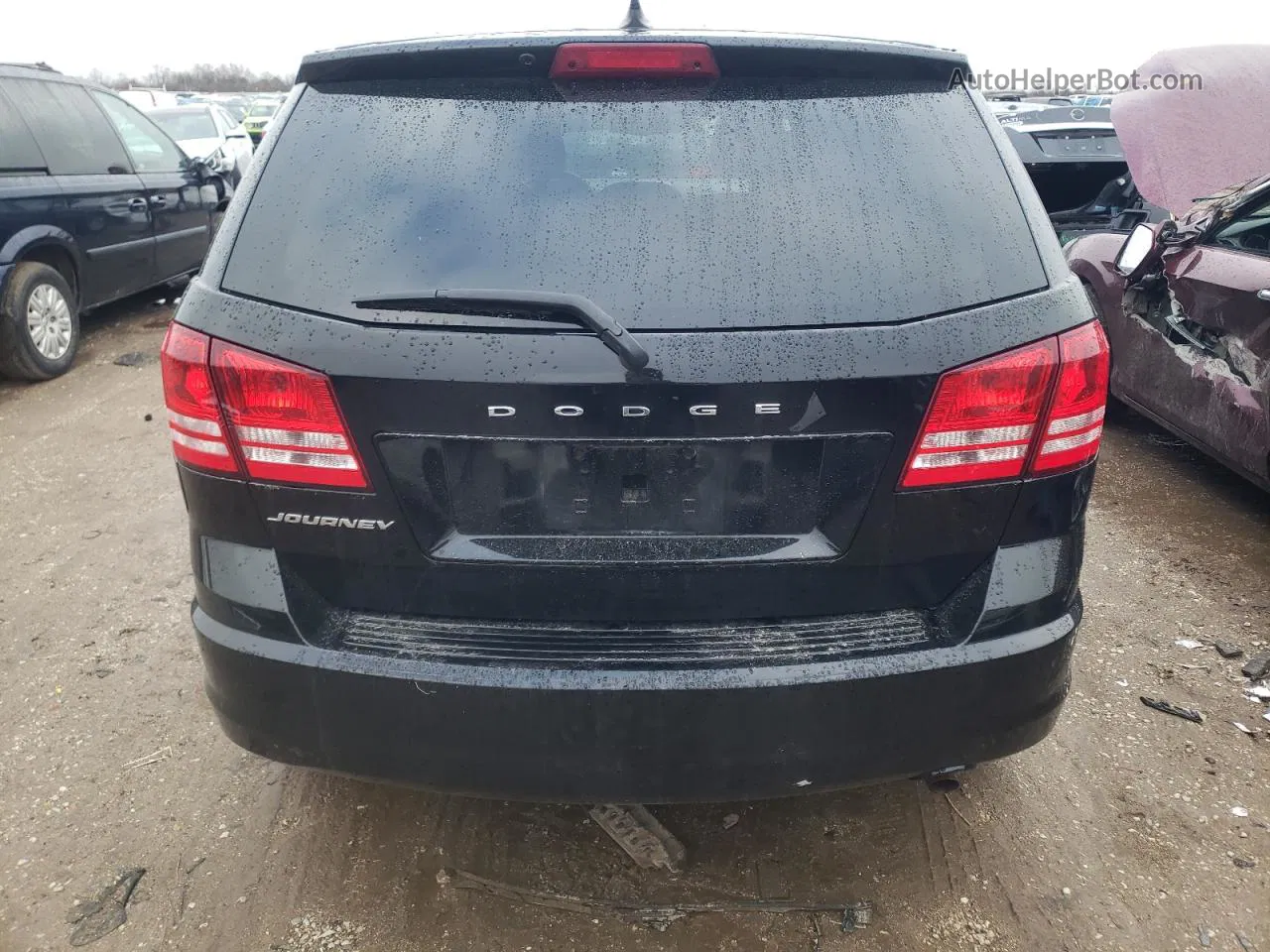 2014 Dodge Journey Se Black vin: 3C4PDCAB0ET181342