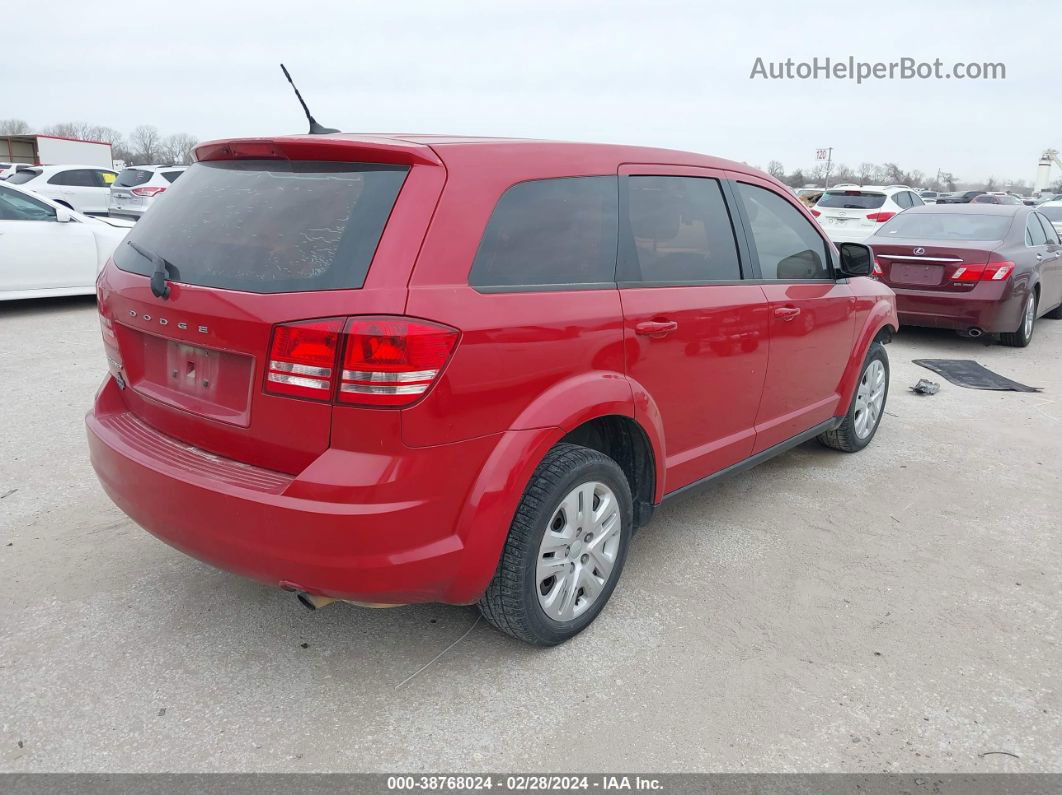 2015 Dodge Journey American Value Pkg Red vin: 3C4PDCAB0FT583847