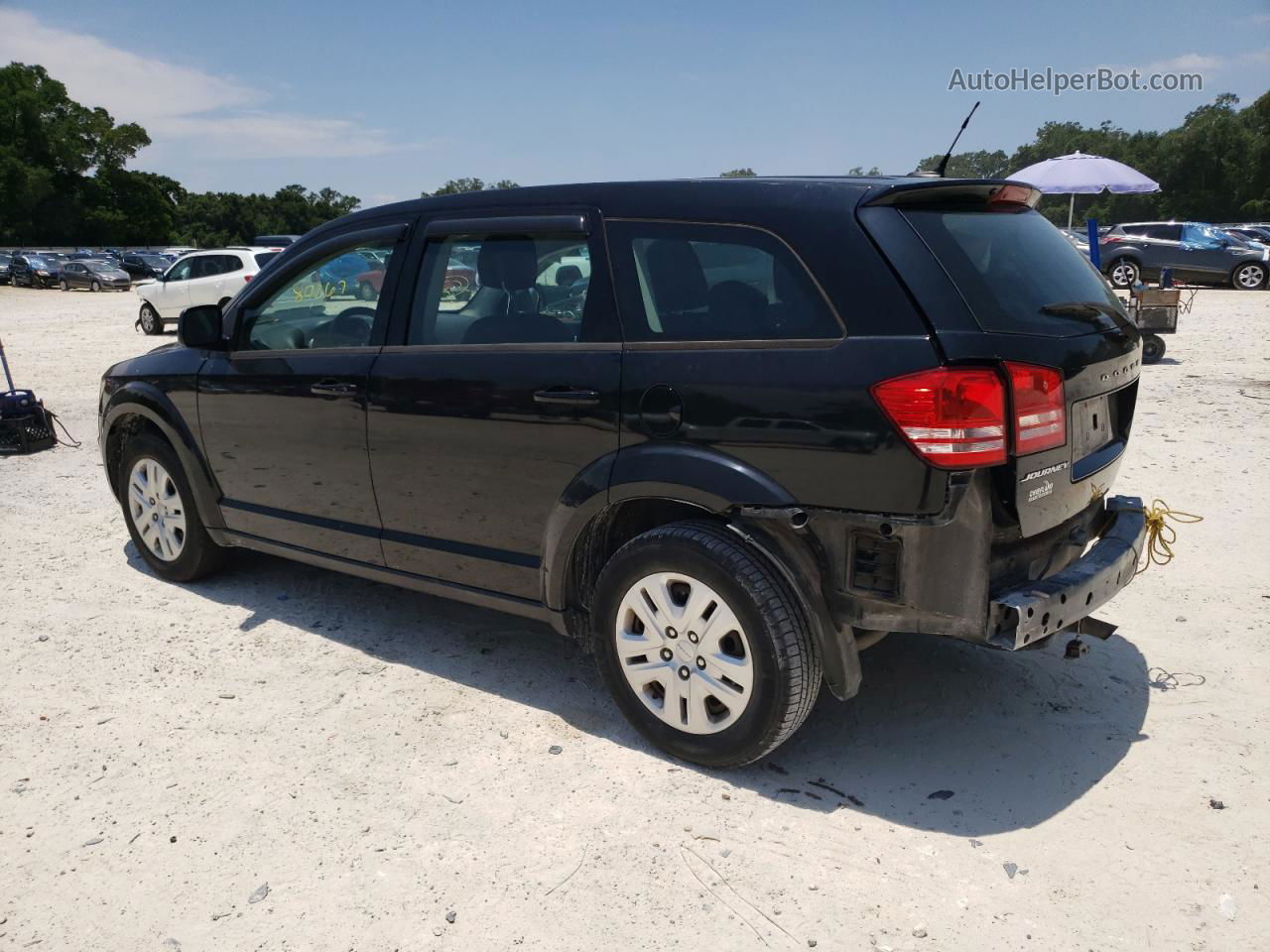 2015 Dodge Journey Se Black vin: 3C4PDCAB0FT650673