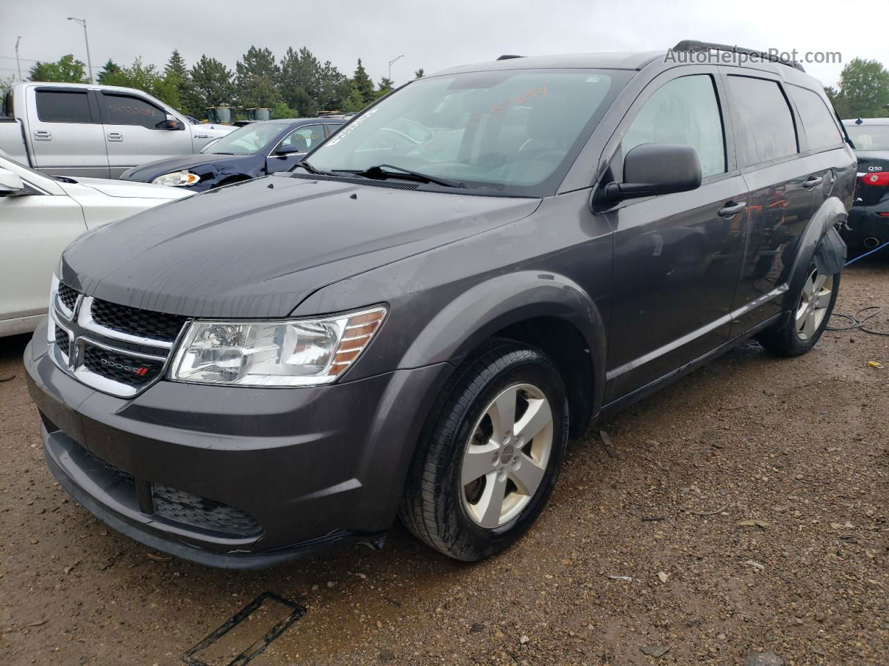 2015 Dodge Journey Se Серый vin: 3C4PDCAB0FT670941