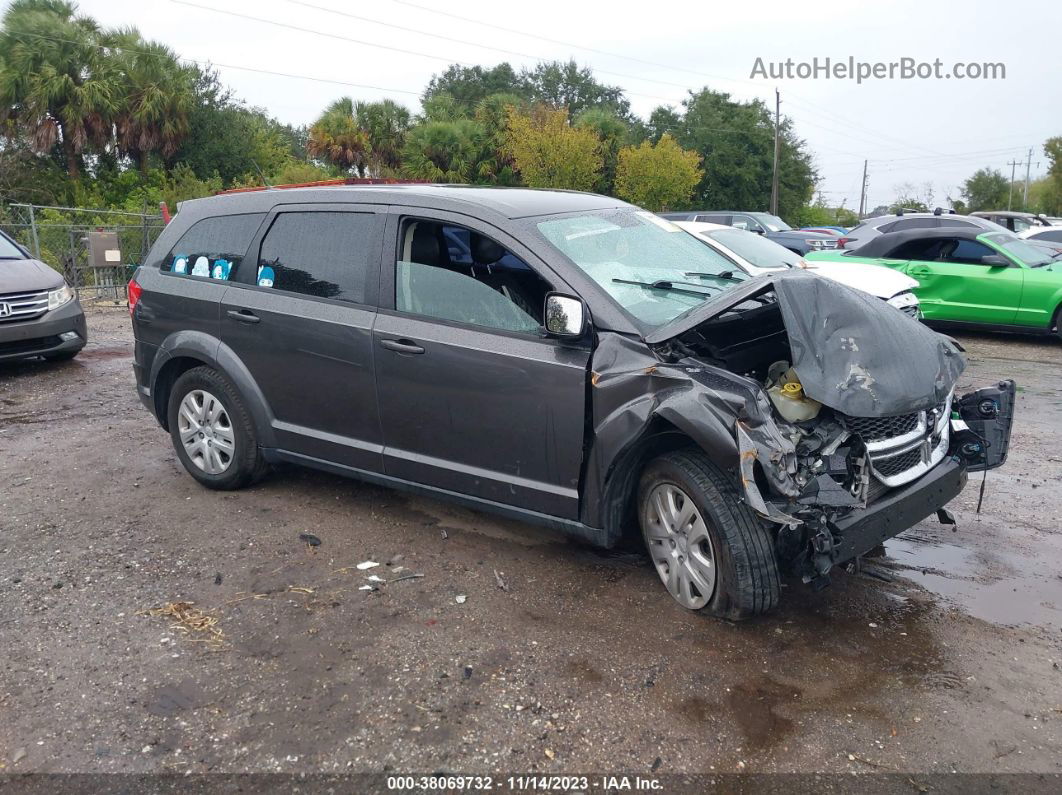 2015 Dodge Journey Se Gray vin: 3C4PDCAB0FT720138