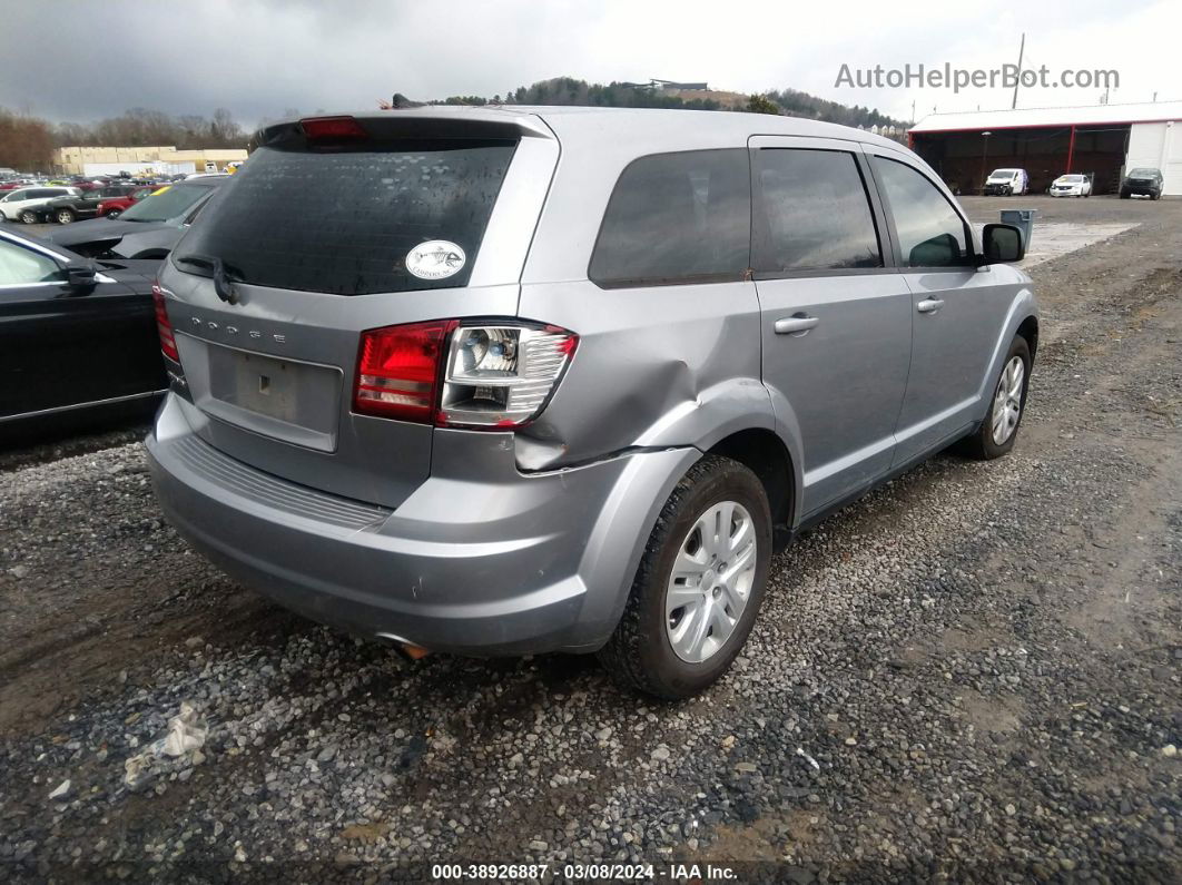 2015 Dodge Journey American Value Pkg Silver vin: 3C4PDCAB0FT747274