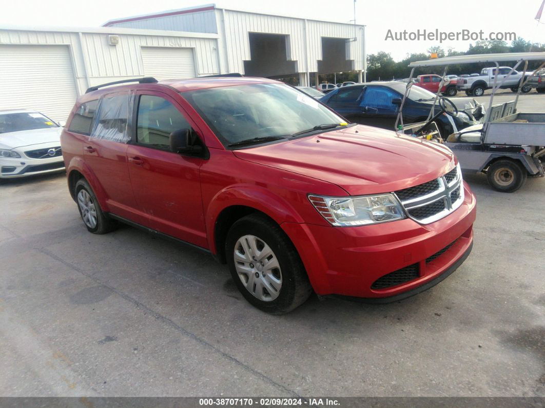 2016 Dodge Journey Se Red vin: 3C4PDCAB0GT138557