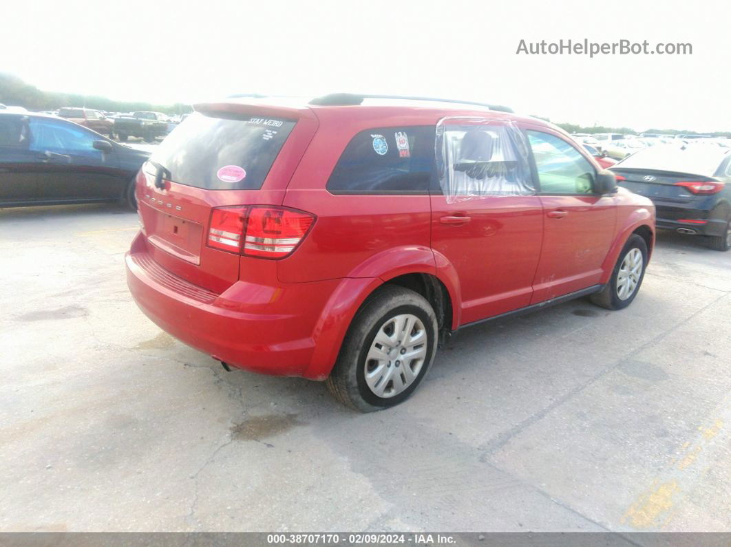 2016 Dodge Journey Se Red vin: 3C4PDCAB0GT138557