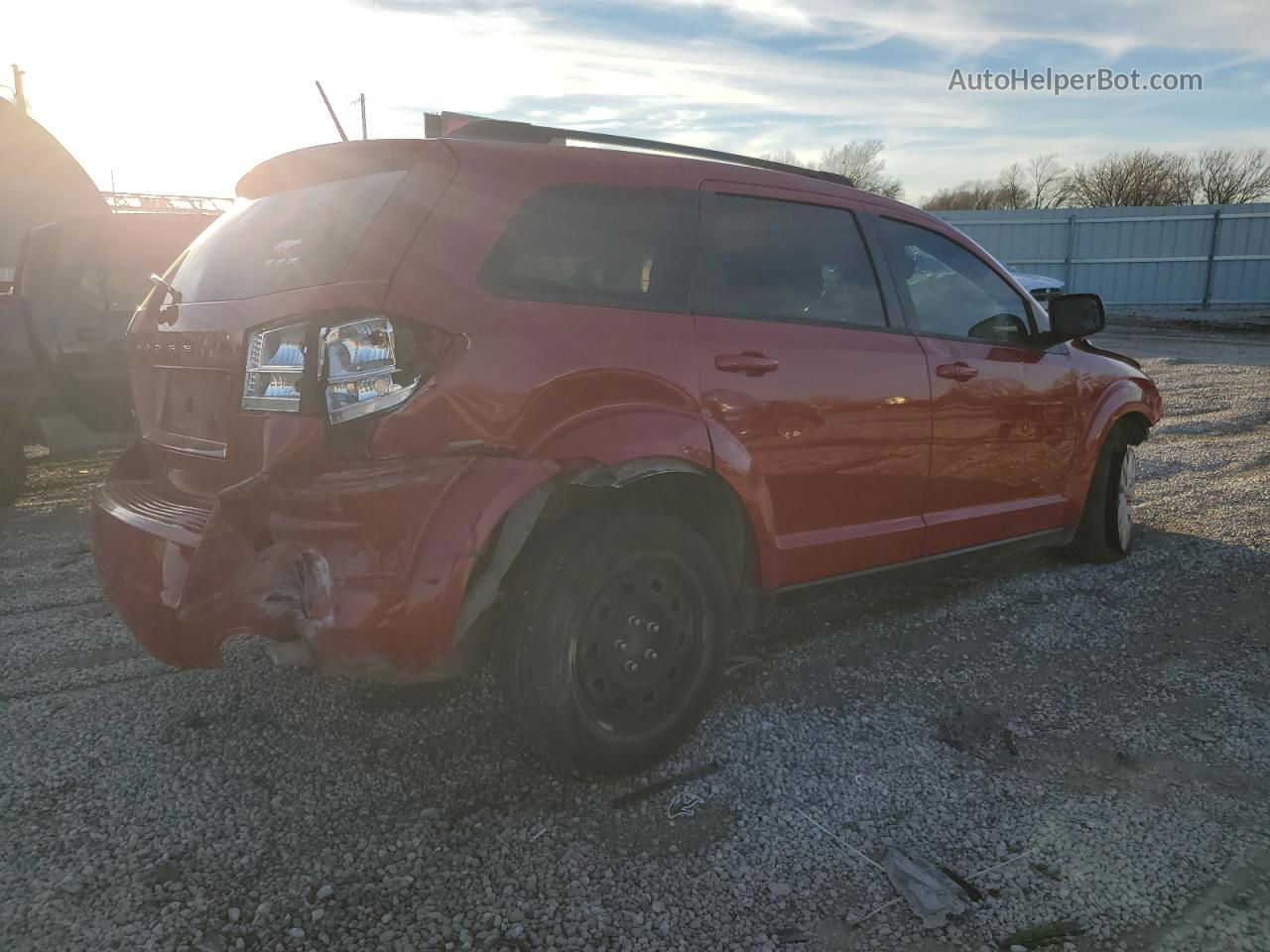 2016 Dodge Journey Se Красный vin: 3C4PDCAB0GT169002