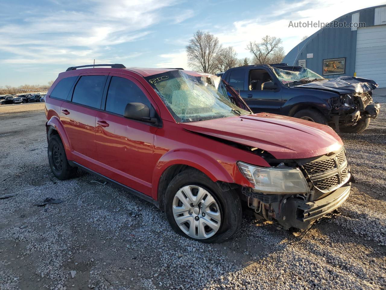 2016 Dodge Journey Se Red vin: 3C4PDCAB0GT169002