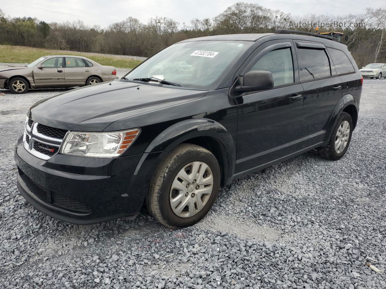 2016 Dodge Journey Se Black vin: 3C4PDCAB0GT172367