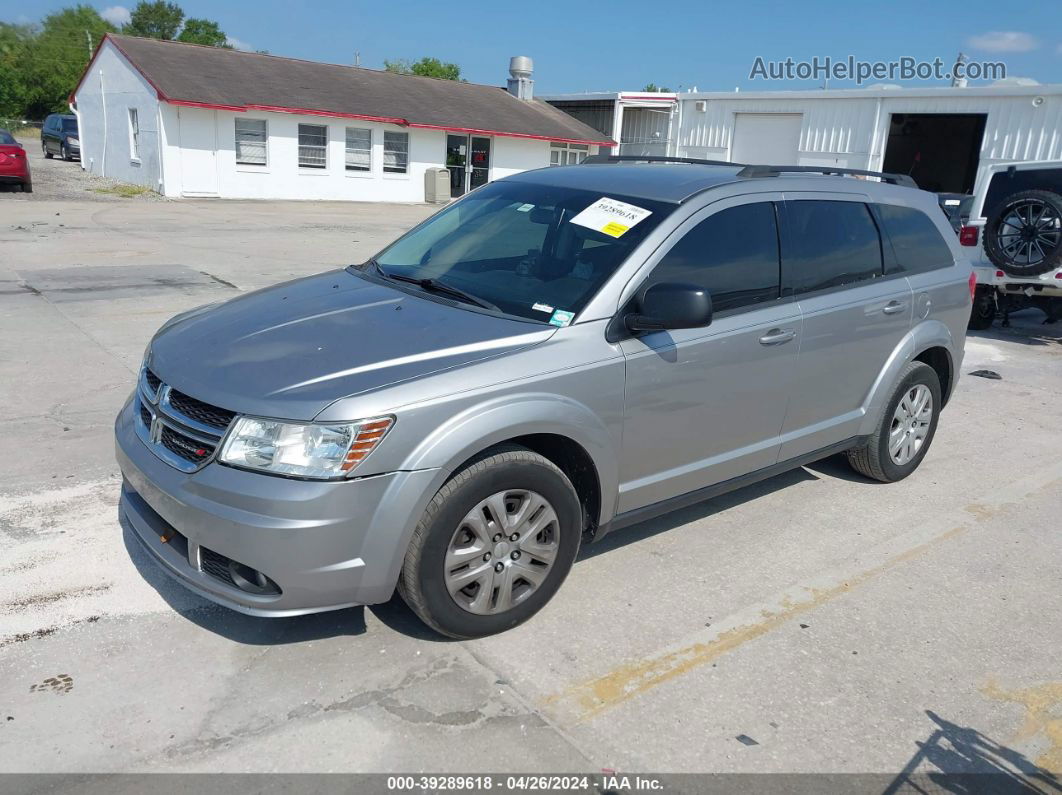 2016 Dodge Journey Se Silver vin: 3C4PDCAB0GT231031