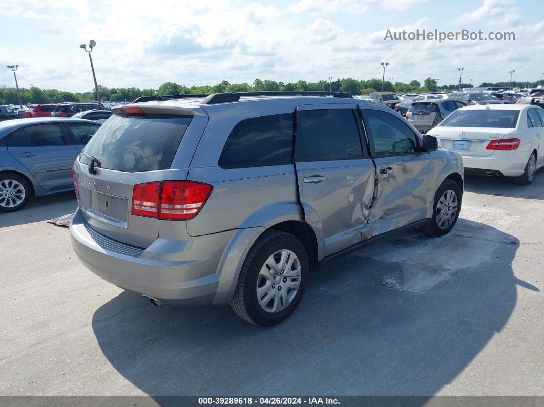 2016 Dodge Journey Se Silver vin: 3C4PDCAB0GT231031