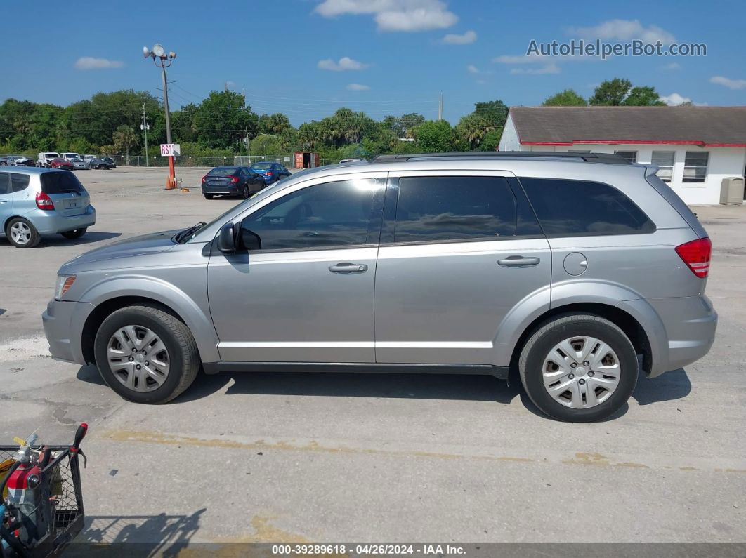 2016 Dodge Journey Se Silver vin: 3C4PDCAB0GT231031