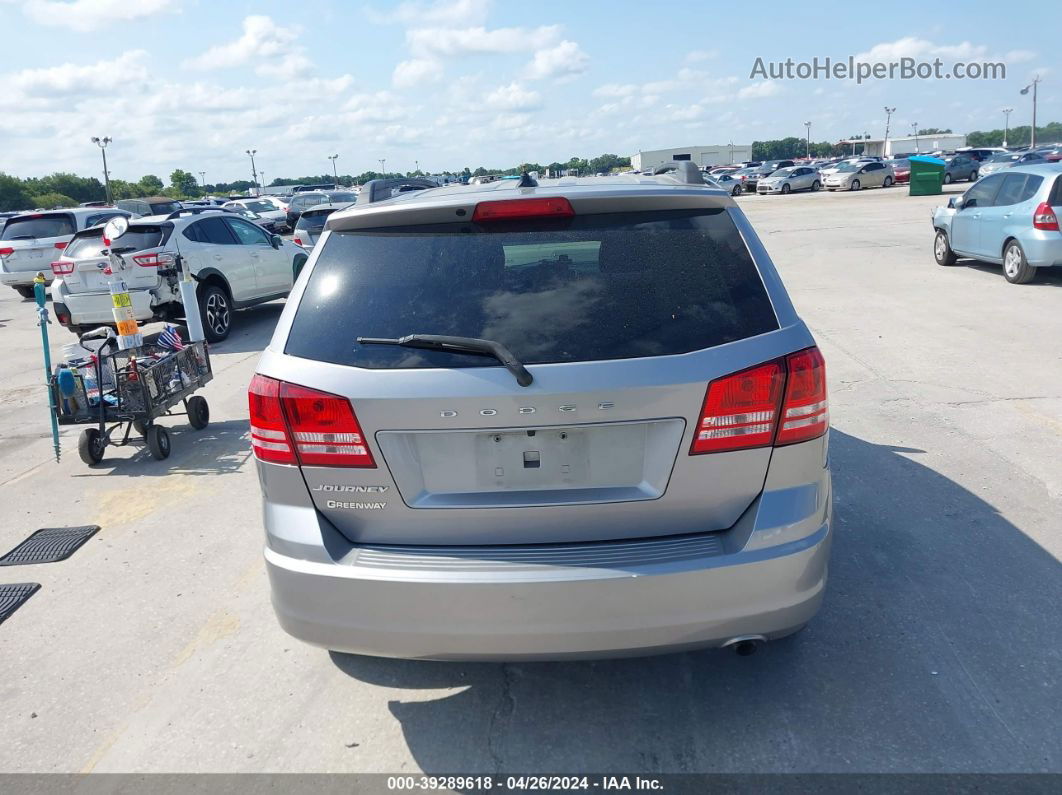 2016 Dodge Journey Se Silver vin: 3C4PDCAB0GT231031