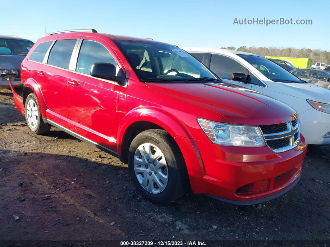 2016 Dodge Journey Se Красный vin: 3C4PDCAB0GT239422