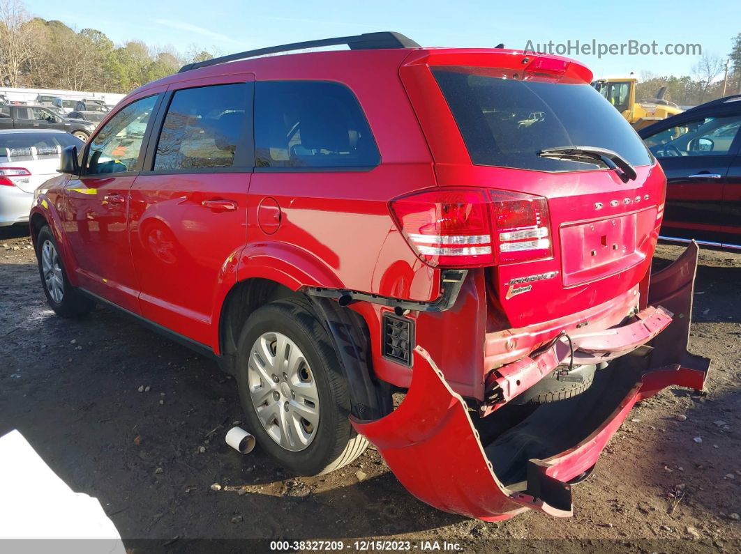 2016 Dodge Journey Se Красный vin: 3C4PDCAB0GT239422