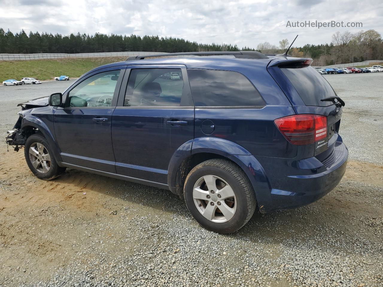 2017 Dodge Journey Se Синий vin: 3C4PDCAB0HT539172