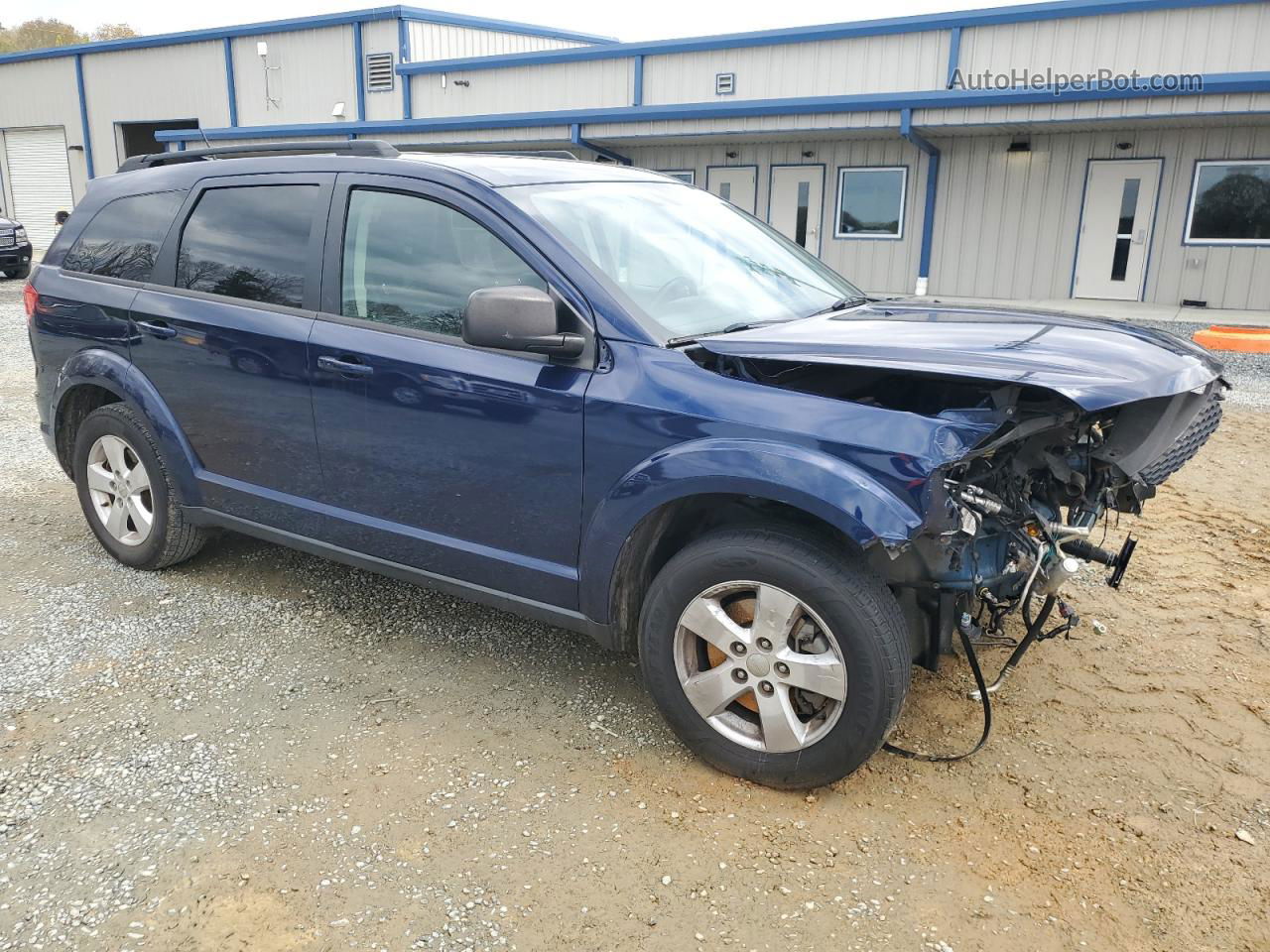 2017 Dodge Journey Se Синий vin: 3C4PDCAB0HT539172