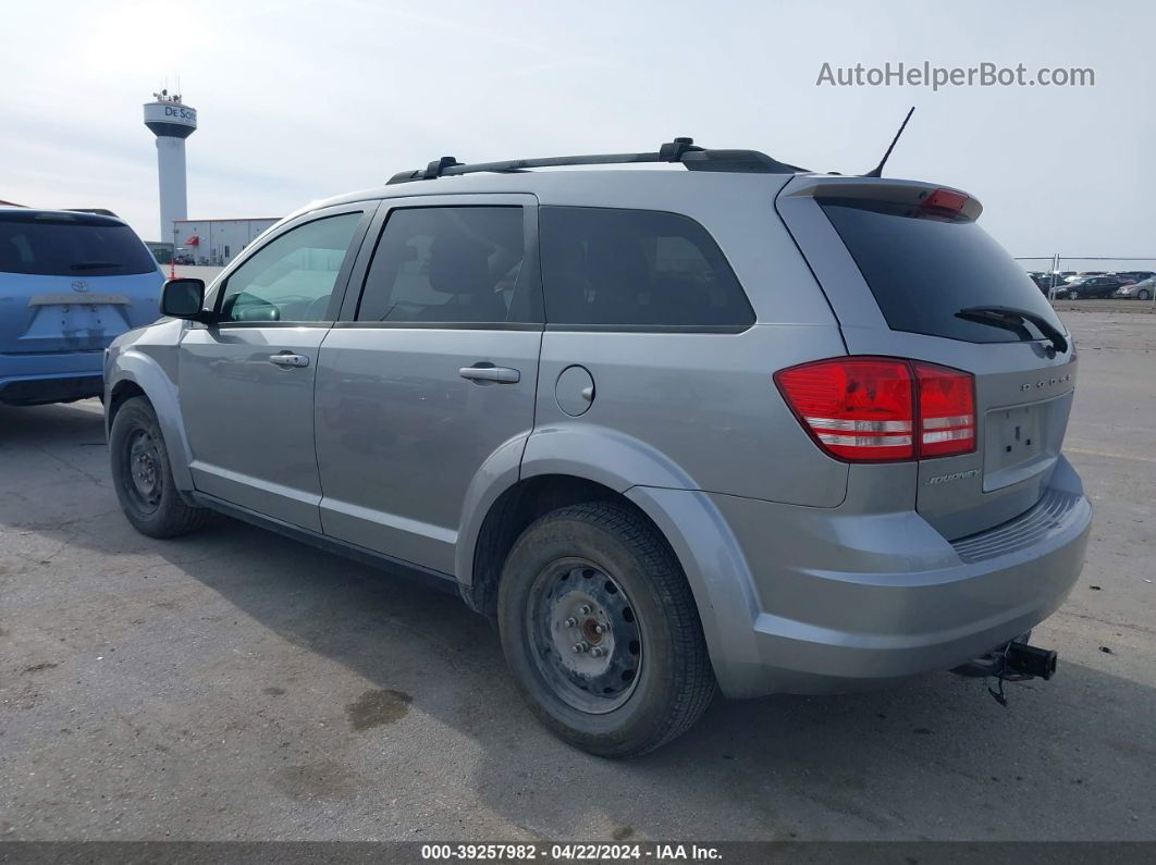 2017 Dodge Journey Se Silver vin: 3C4PDCAB0HT587271