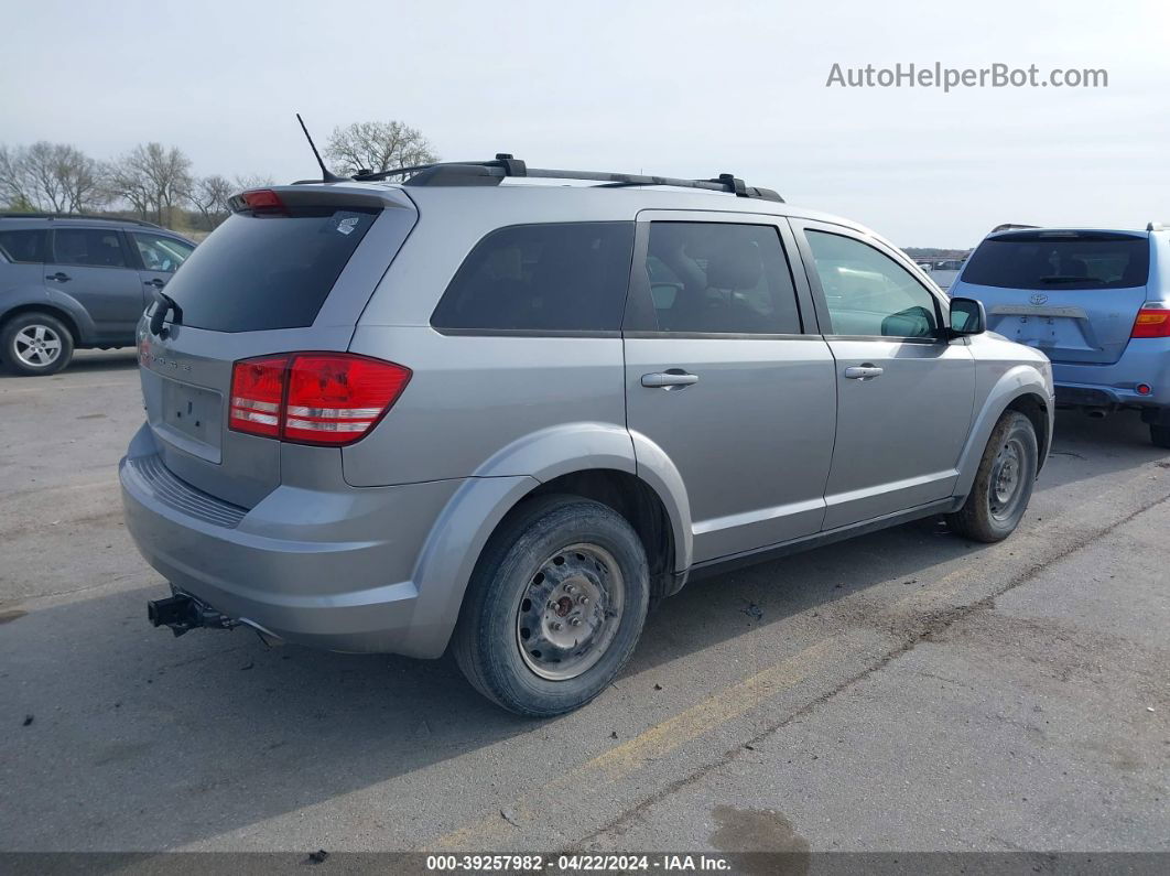 2017 Dodge Journey Se Silver vin: 3C4PDCAB0HT587271