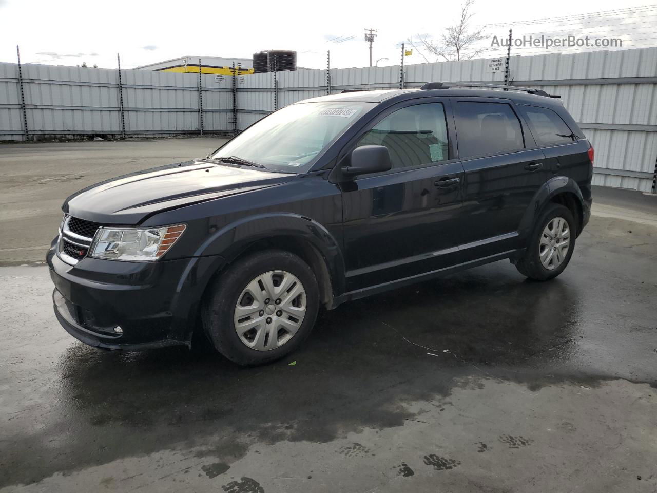 2017 Dodge Journey Se Black vin: 3C4PDCAB0HT621998