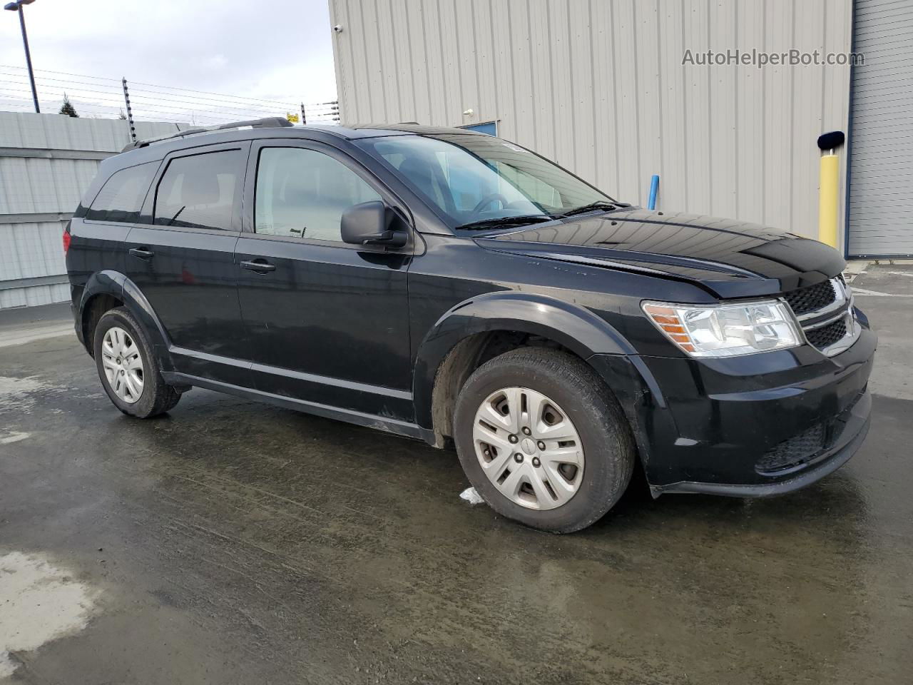 2017 Dodge Journey Se Черный vin: 3C4PDCAB0HT621998