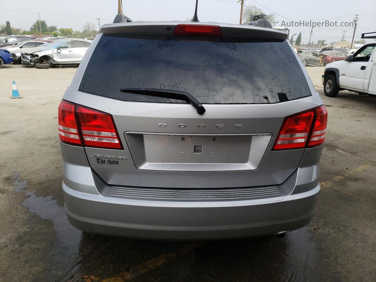 2017 Dodge Journey Se Серебряный vin: 3C4PDCAB0HT674023