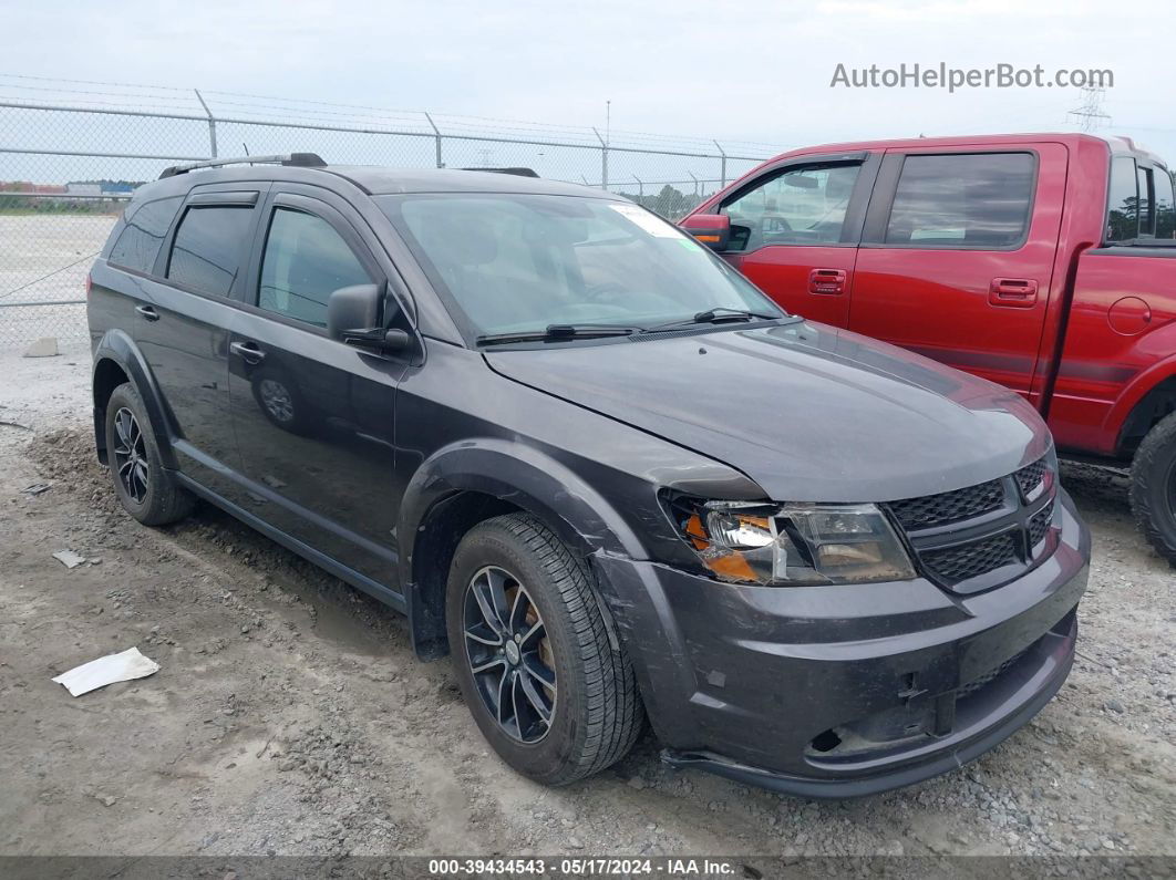 2017 Dodge Journey Se Gray vin: 3C4PDCAB0HT707649