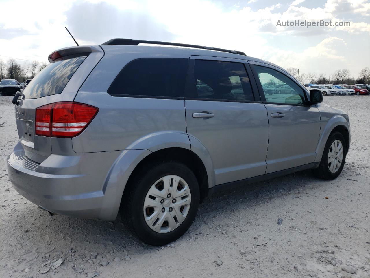 2017 Dodge Journey Se Silver vin: 3C4PDCAB0HT708249