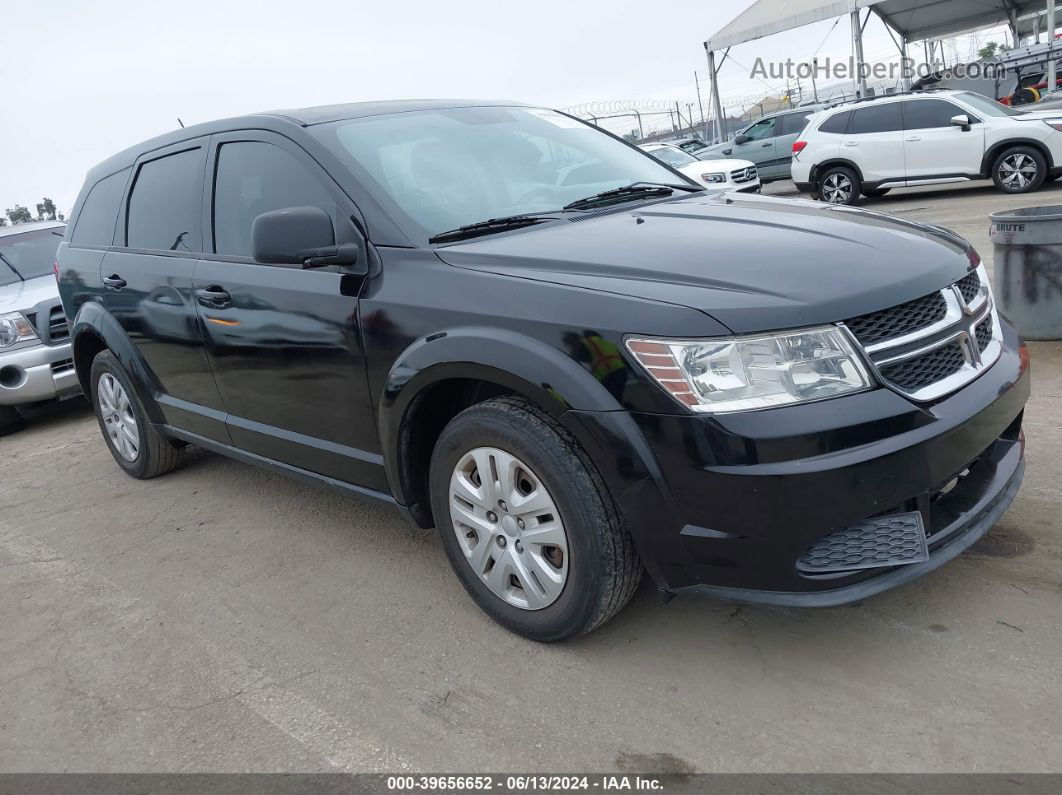 2014 Dodge Journey American Value Pkg Black vin: 3C4PDCAB1ET153694