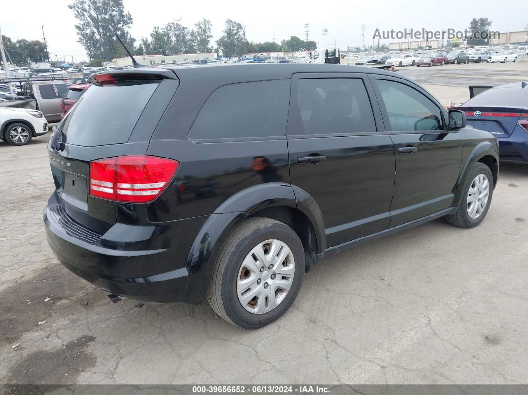 2014 Dodge Journey American Value Pkg Black vin: 3C4PDCAB1ET153694