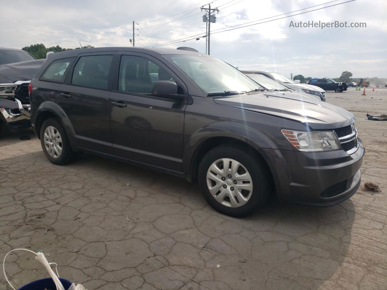 2014 Dodge Journey Se Серый vin: 3C4PDCAB1ET163769