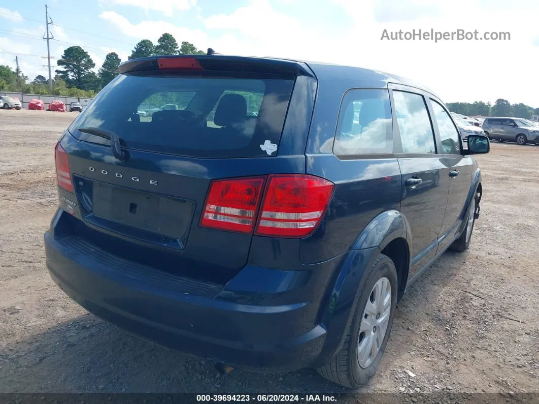 2014 Dodge Journey American Value Pkg Blue vin: 3C4PDCAB1ET244447