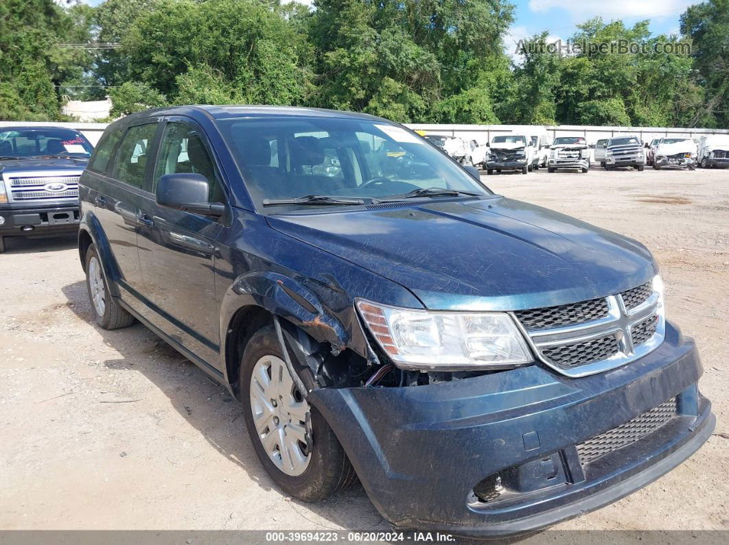 2014 Dodge Journey American Value Pkg Blue vin: 3C4PDCAB1ET244447