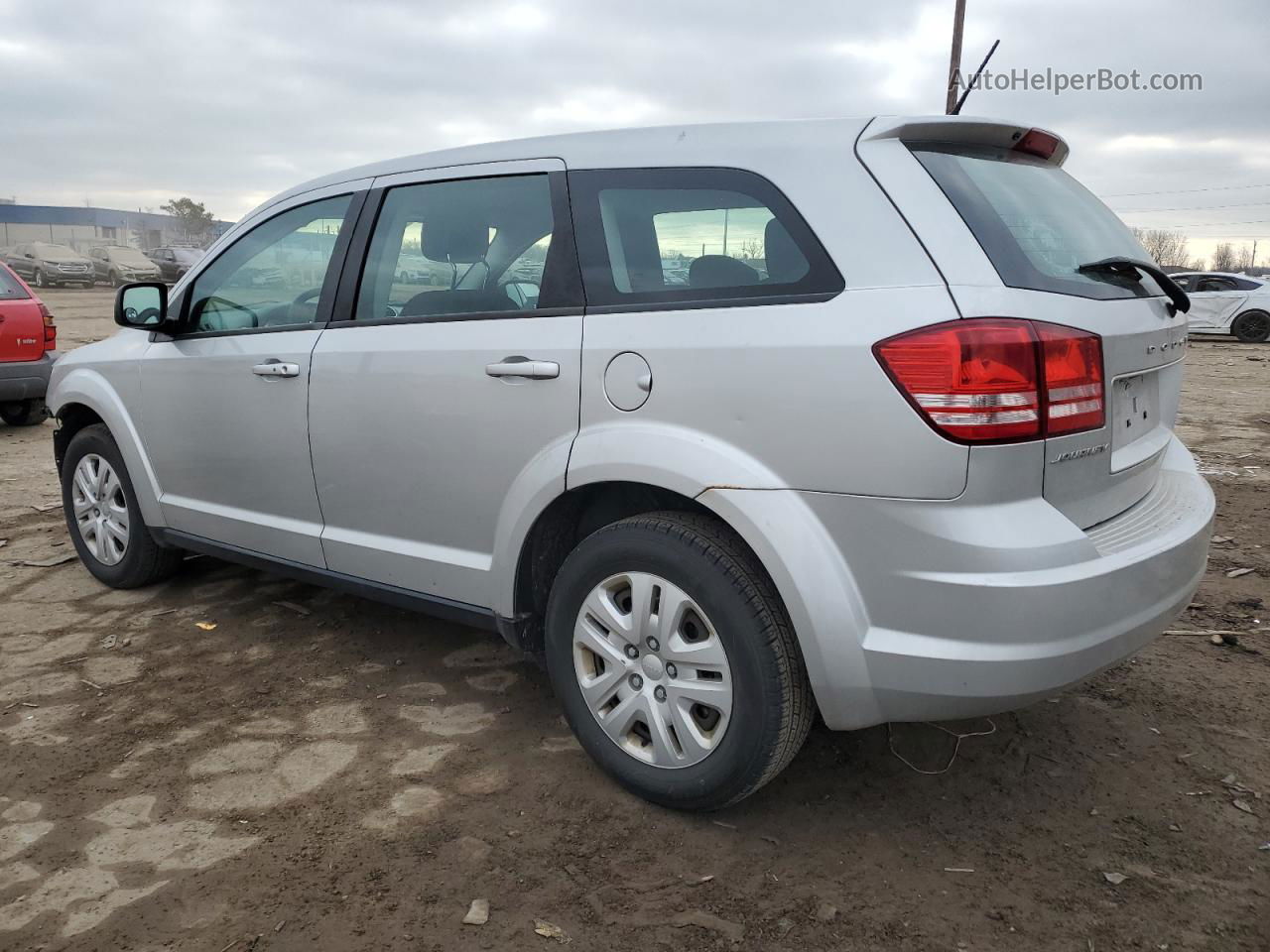 2014 Dodge Journey Se Silver vin: 3C4PDCAB1ET261958