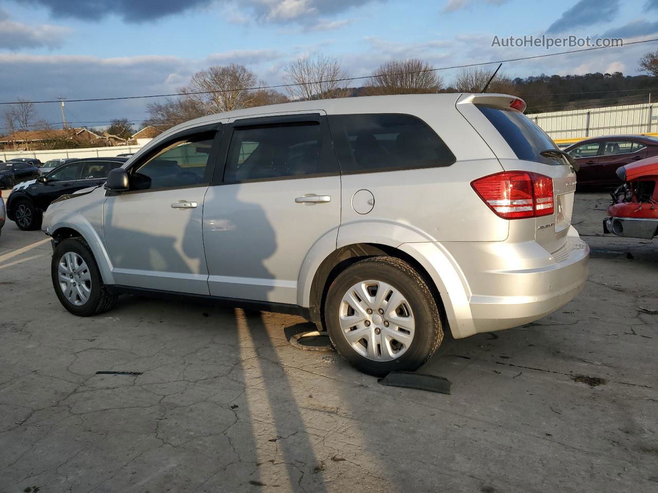 2014 Dodge Journey Se Серебряный vin: 3C4PDCAB1ET315291