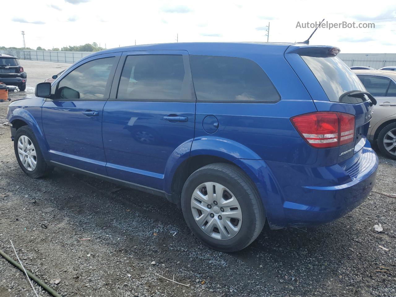 2015 Dodge Journey Se Blue vin: 3C4PDCAB1FT637608