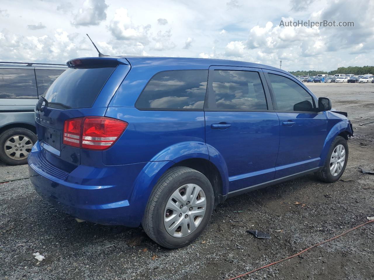 2015 Dodge Journey Se Blue vin: 3C4PDCAB1FT637608