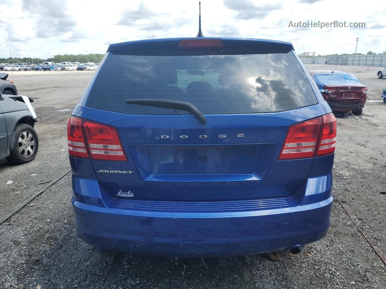 2015 Dodge Journey Se Blue vin: 3C4PDCAB1FT637608